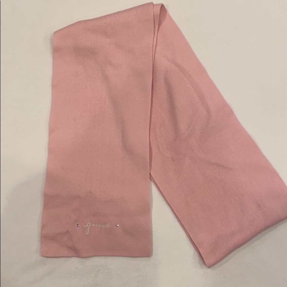 Guess Pink Winter Scarf